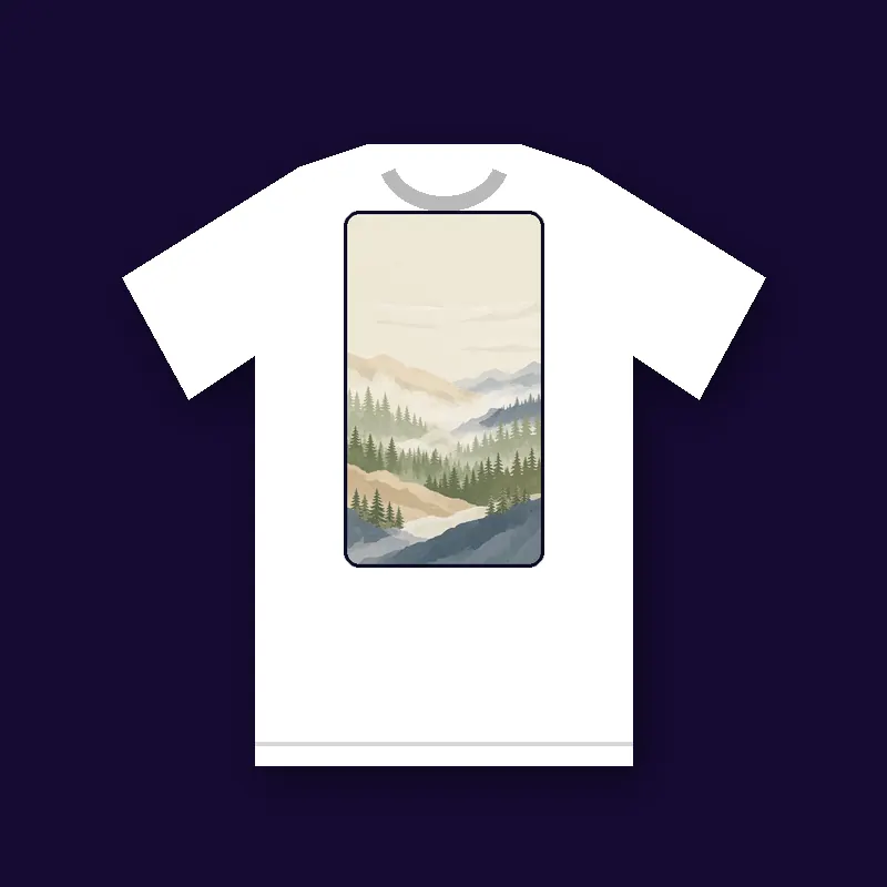 Quiet Pines matching tee
