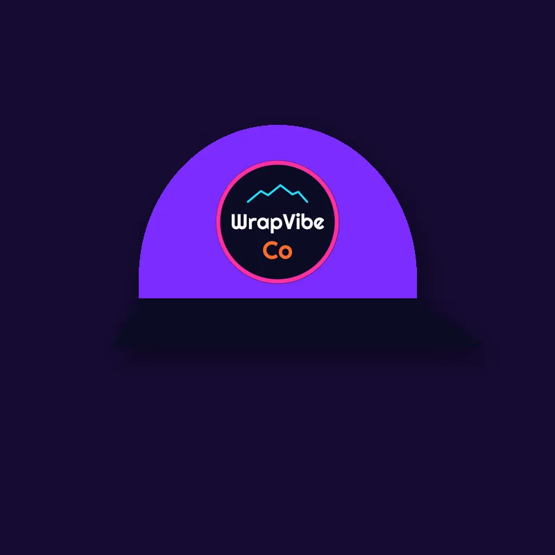 Summit Badge Snapback in Ultraviolet