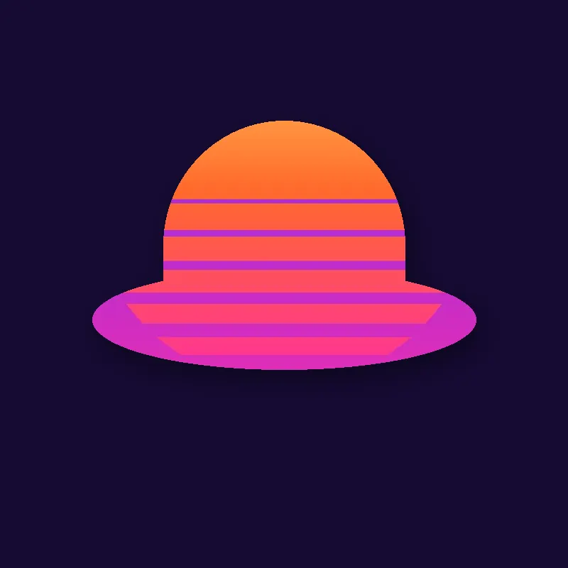 Sunset Swell Bucket hat