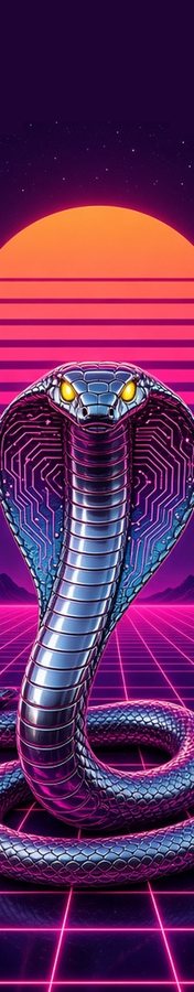 Chrome Circuit Cobra flat artwork