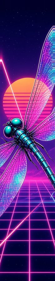Laser Dragonfly flat artwork