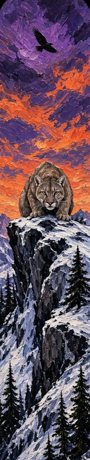 Mountain Lion Ledge flat artwork