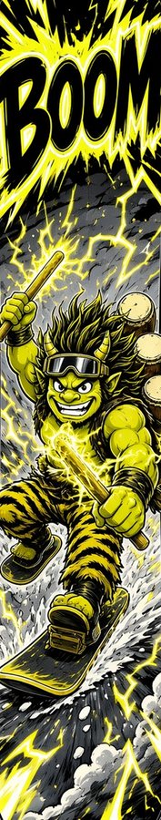 Thunder Oni Boom flat artwork