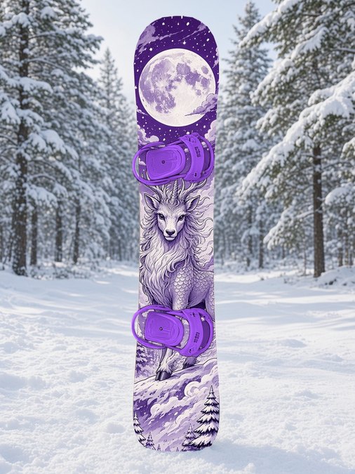 Kirin Moon Ridge snowboard wrap