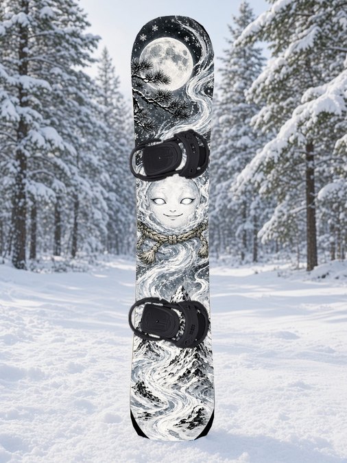 Yuki Yokai snowboard wrap
