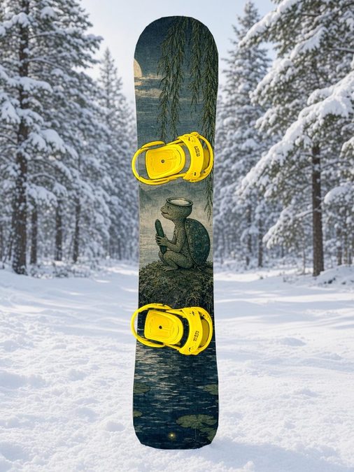 Kappa Moon River snowboard wrap, Samurai Folklore collection