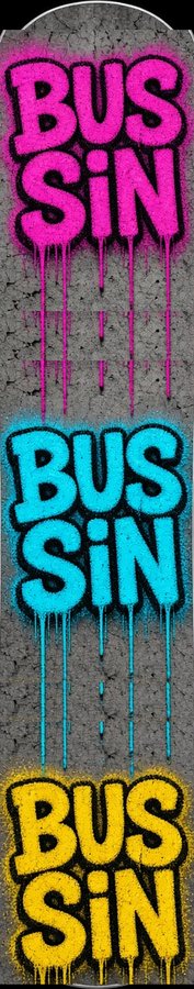 Bussin Bubble Stack flat artwork, Street & Graffiti collection