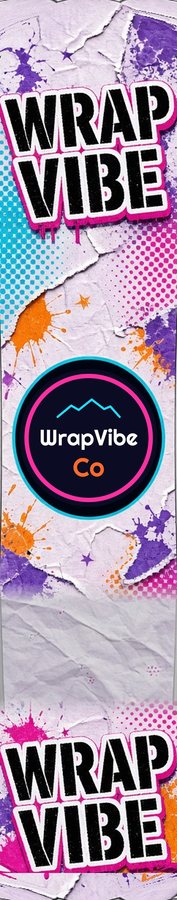WrapVibe Pop Art Stencil flat artwork, Street & Graffiti collection