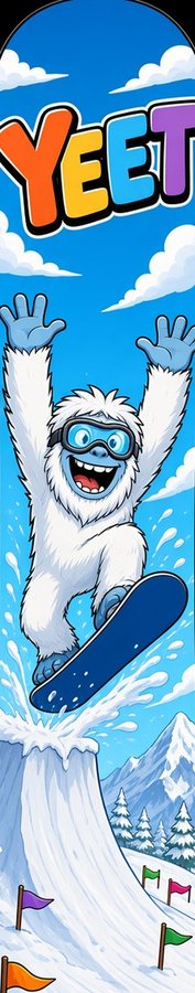 Yeti Kicker Yeet flat artwork
