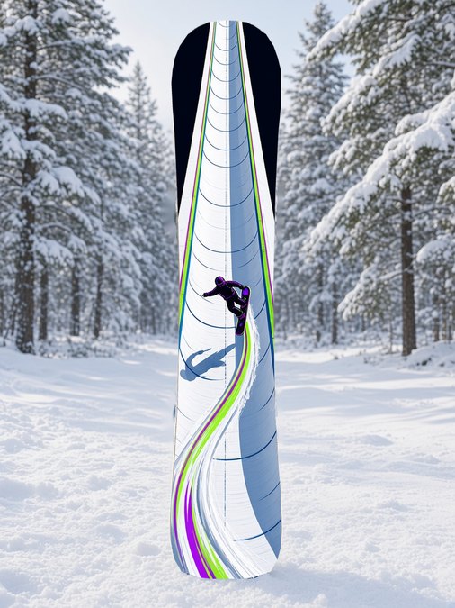 Halfpipe Carve snowboard wrap, Terrain Park collection