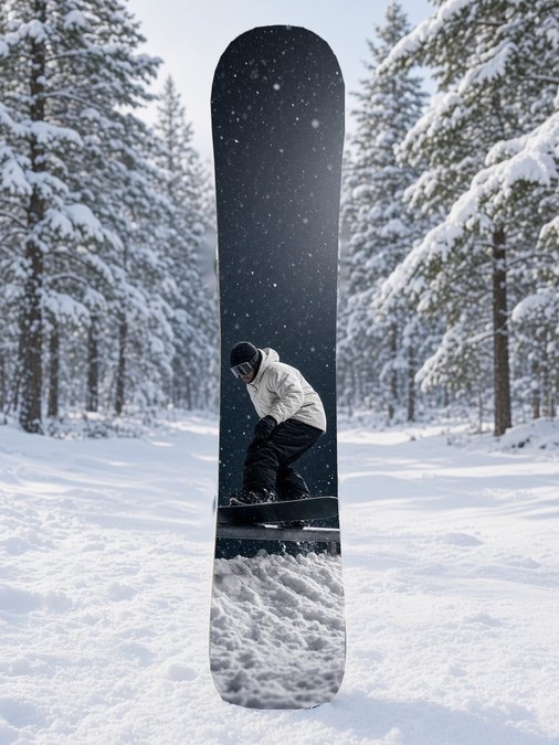 Night Rail Lipslide snowboard wrap, Terrain Park collection