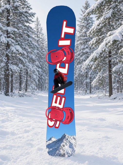 Send It Big Air Bluebird snowboard wrap
