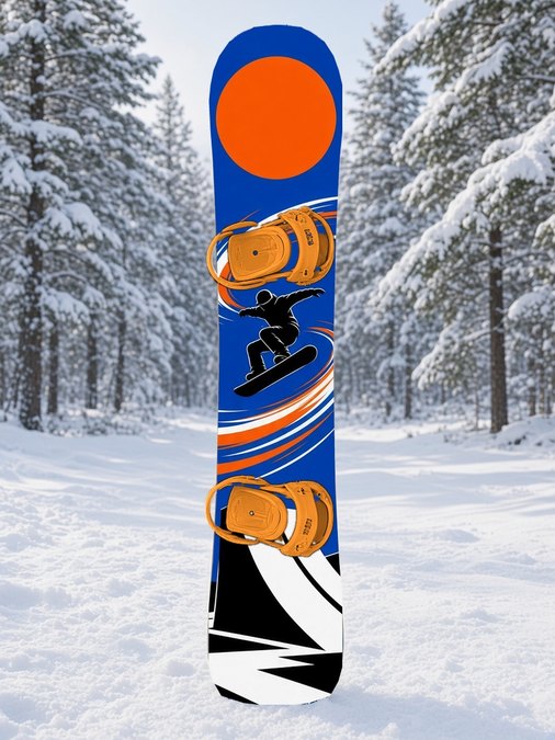 Sun Spin Kicker snowboard wrap