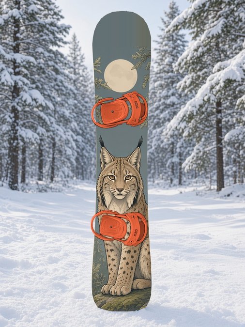 Calm Lynx Spirit snowboard wrap
