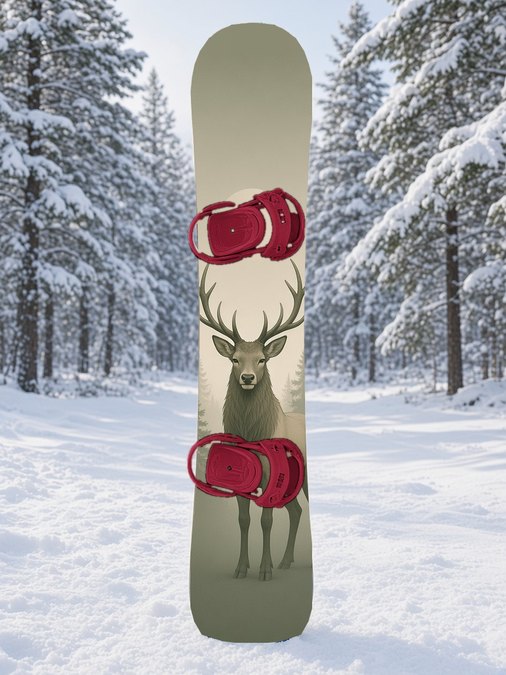 Quiet Elk Spirit snowboard wrap