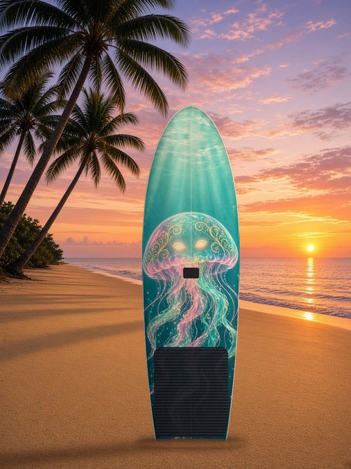 Jellyfish on the beach, Mythic Water collection