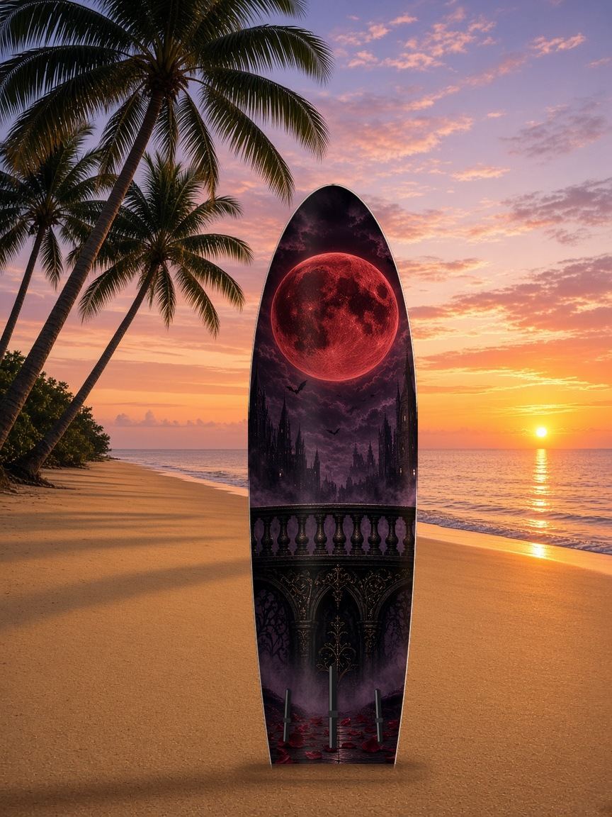 Count Balcony Snatched paddleboard wrap, bottom side
