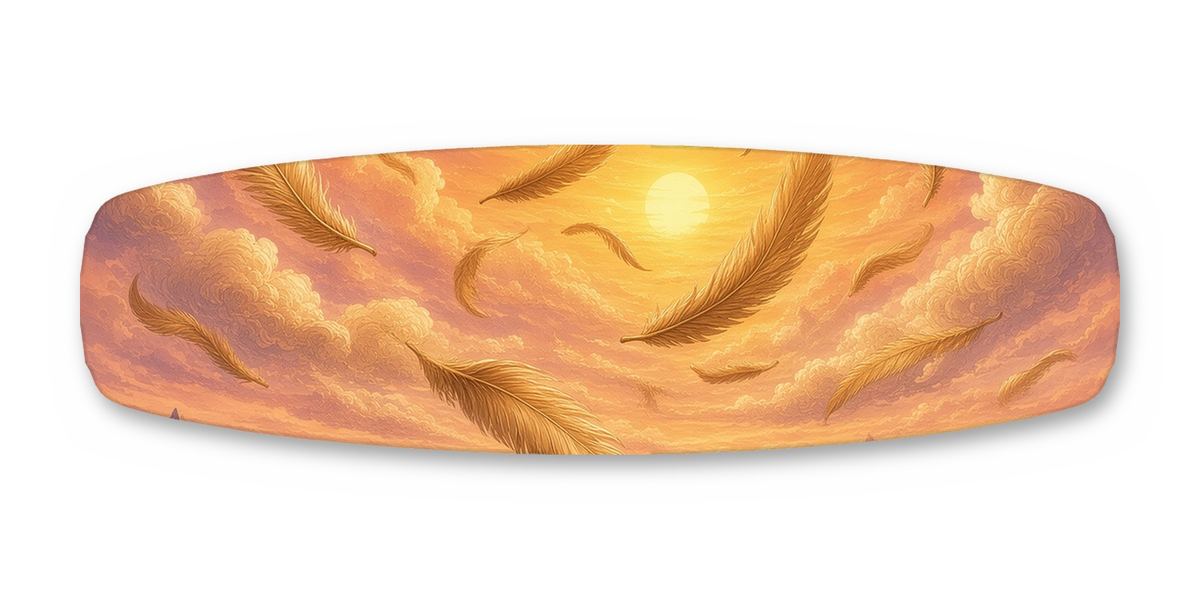 Griffin Sunrise Peaks wakeboard, studio shot wrap, bottom side