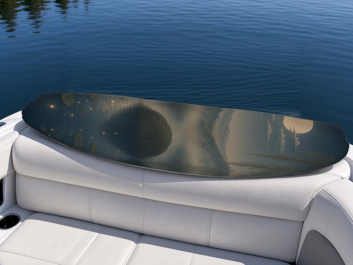 Kappa Moon River wakeboard, on the boat wrap, bottom side