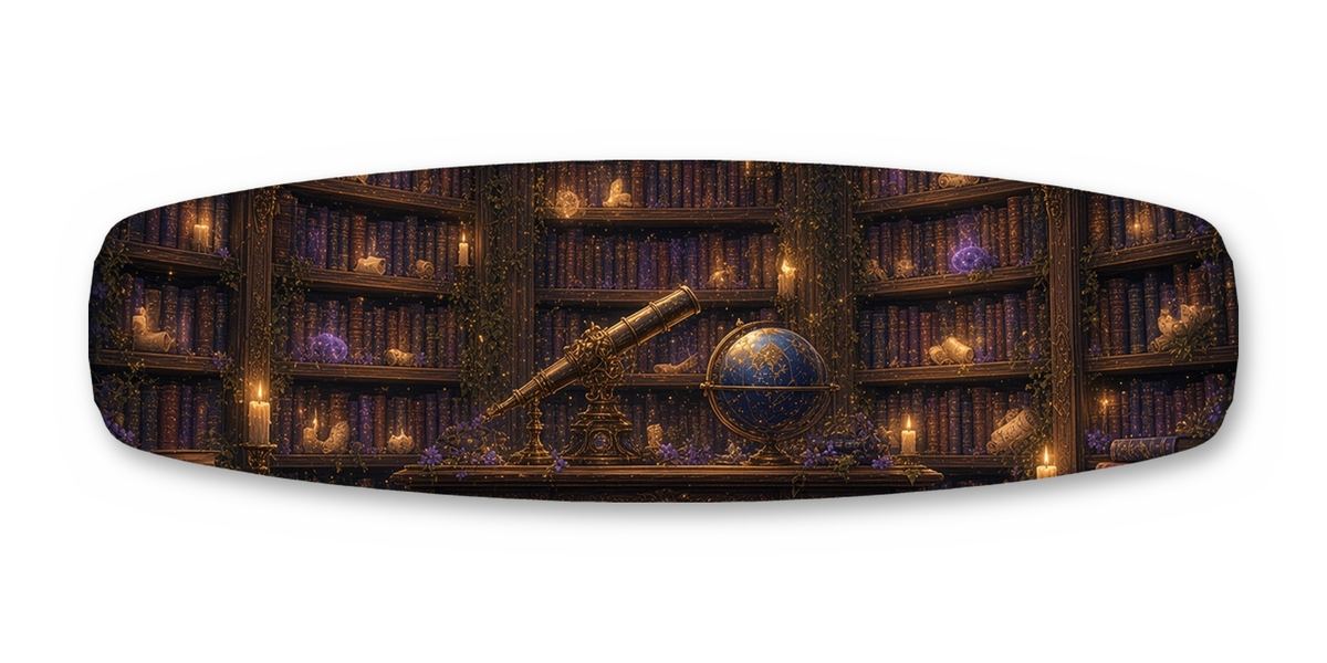 Owl Library Locked In wakeboard, studio shot wrap, bottom side