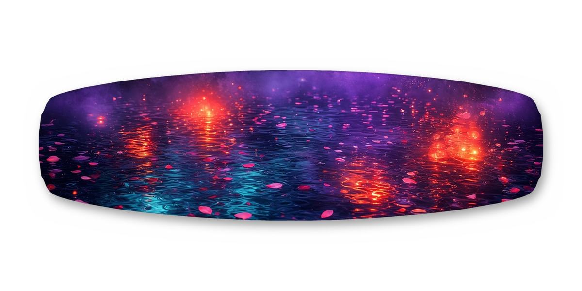 Torii Shrine Megacity wakeboard, studio shot wrap, bottom side