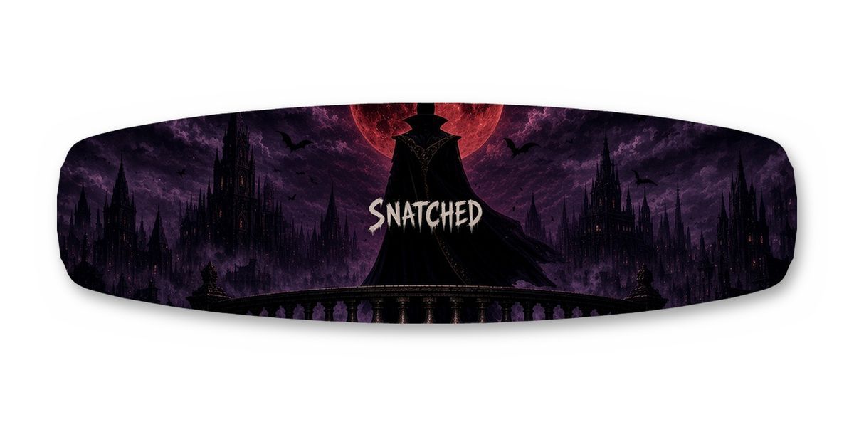 Count Balcony Snatched wakeboard, studio shot wrap, top side